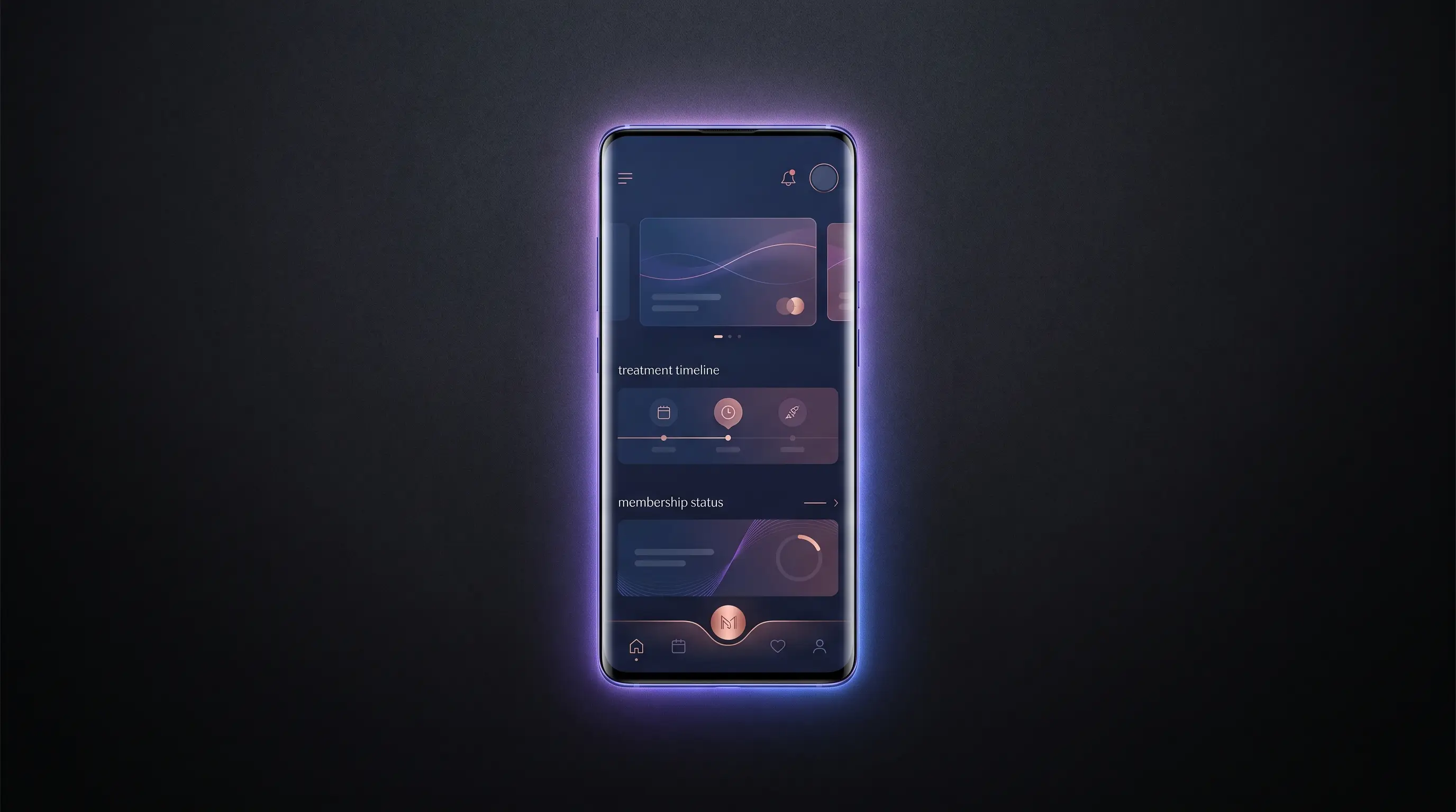 Aurelia medspa mobile app visual